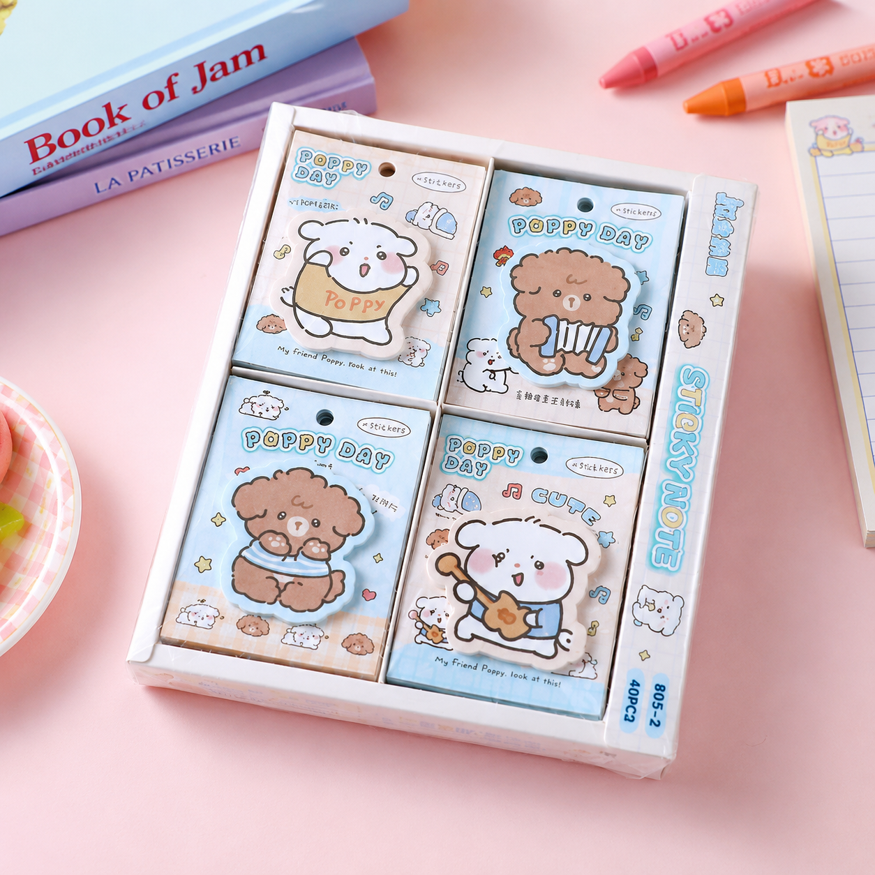 Kiwoo Bear Sticky Notes (Pack of 2)