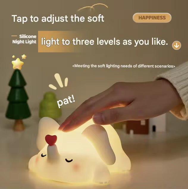 Kiwoo Cute Elephant Night Silicone Lamp