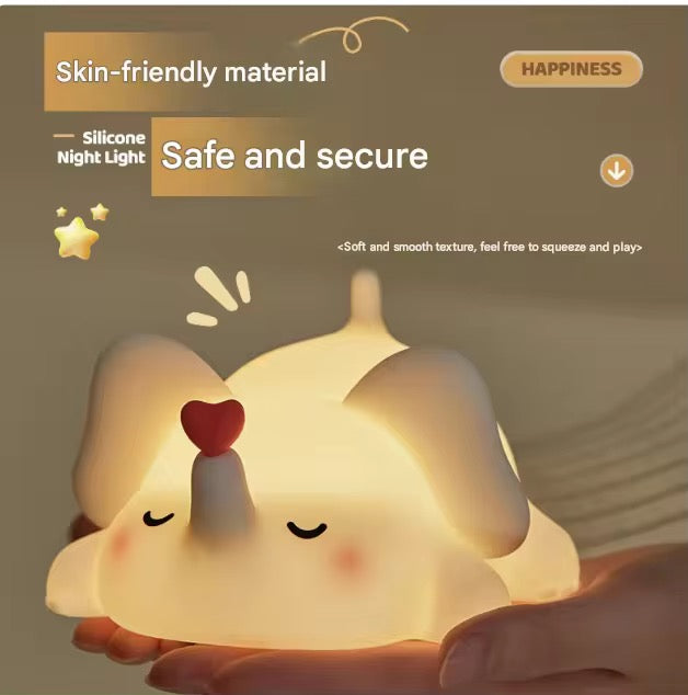 Kiwoo Cute Elephant Night Silicone Lamp