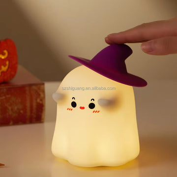 Kiwoo Cute Ghostess Night Silicone Lamp - KIQOO