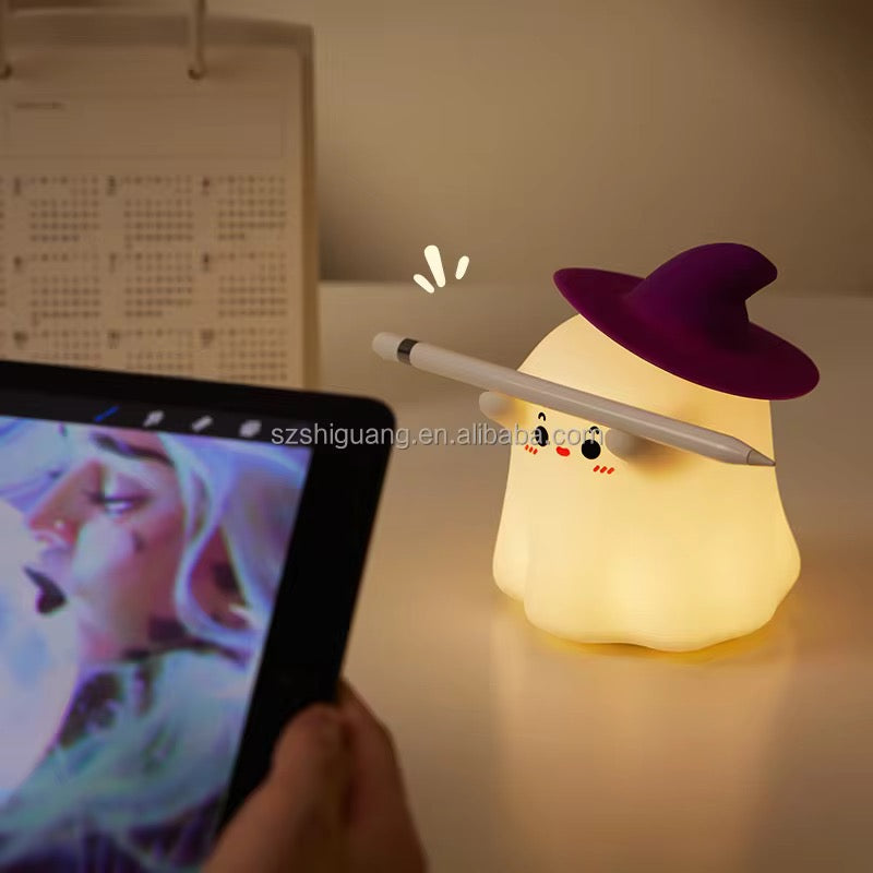Kiwoo Cute Ghostess Night Silicone Lamp