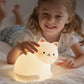 Kiwoo Kitty Colour Changing Silicone Night Lamp