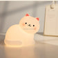 Kiwoo Kitty Colour Changing Silicone Night Lamp
