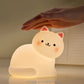 Kiwoo Kitty Colour Changing Silicone Night Lamp