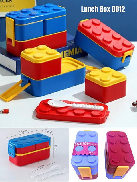 Kiwoo lego build & Play Lunch Box - KIQOO