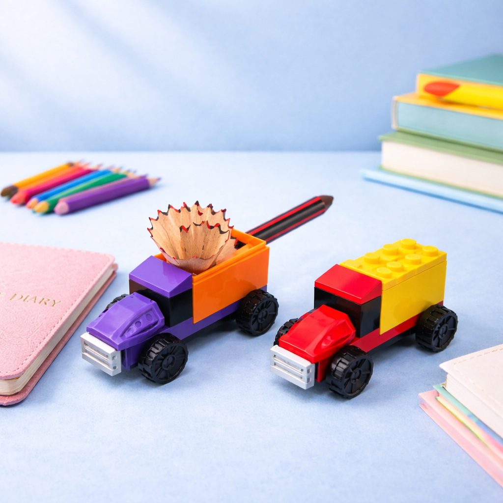 Kiwoo Build & Play Truck Sharpener 🚚 - KIQOO