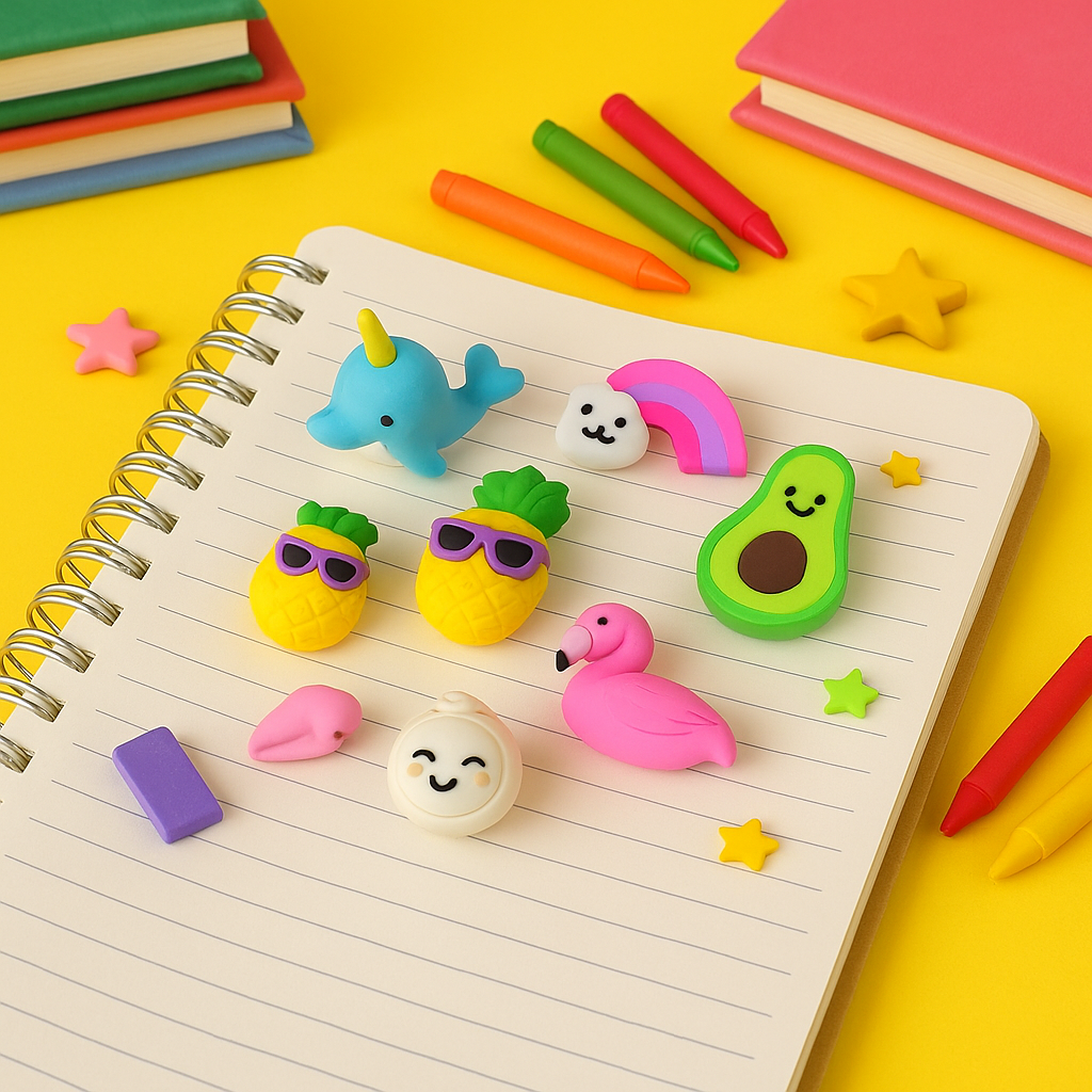 Kiwoo Greens Eraser pack (Assorted) - KIQOO