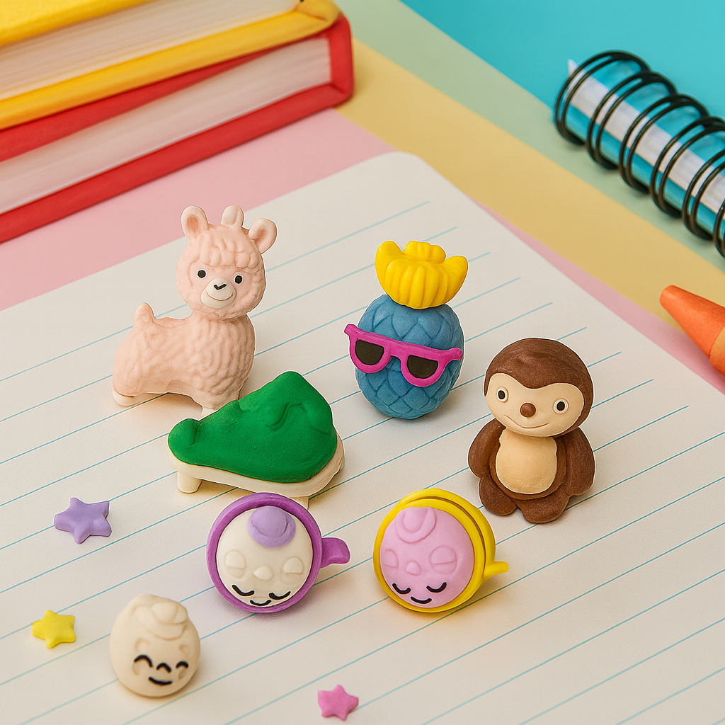 Kiwoo Greens Eraser pack (Assorted) - KIQOO