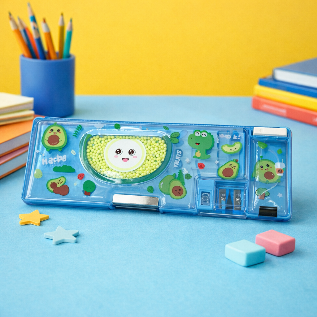 Kiwoo Cute Pop Magnetic Pencil Box 🎒✨ - KIQOO