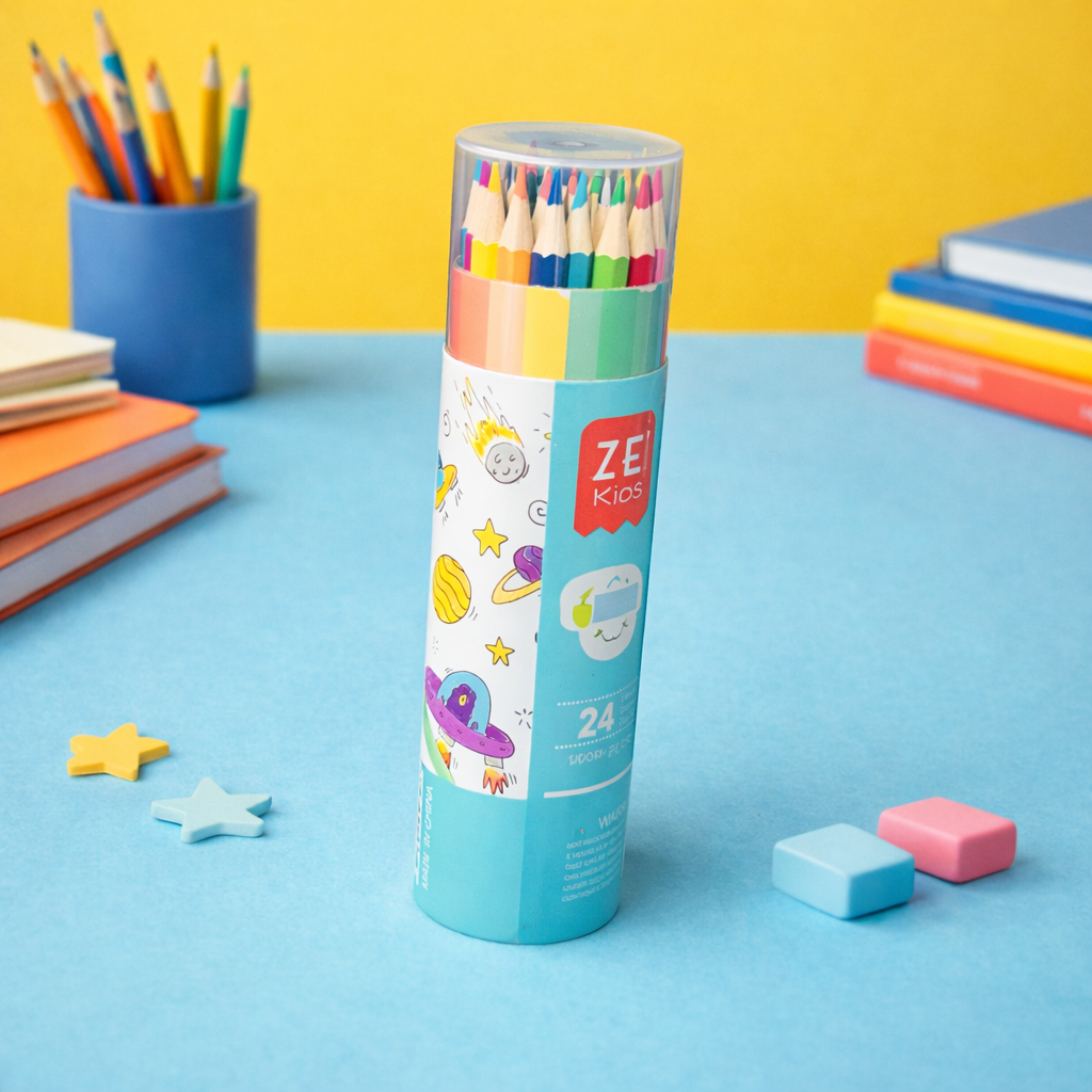 Kiwoo Space24 Pop Colour Pencil Set 🚀🎨 - KIQOO