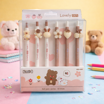 Kiwoo Crystal Bloom Pen Set 🌸✨ - KIQOO