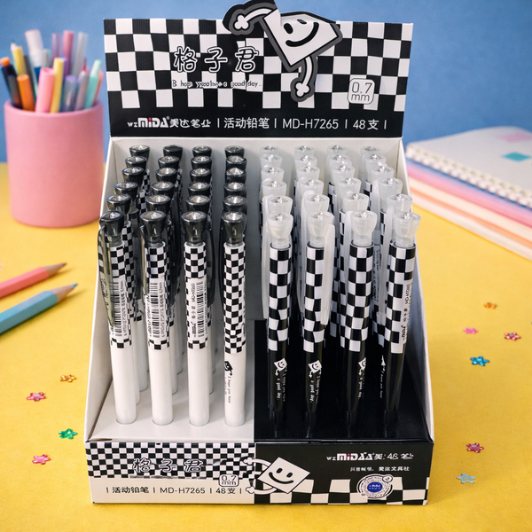 Kiwoo CheckMate Mechanical Pencil ✏️🖤 - KIQOO