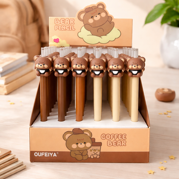 Kiwoo Coffee Bear Pencils 🐻☕ - KIQOO