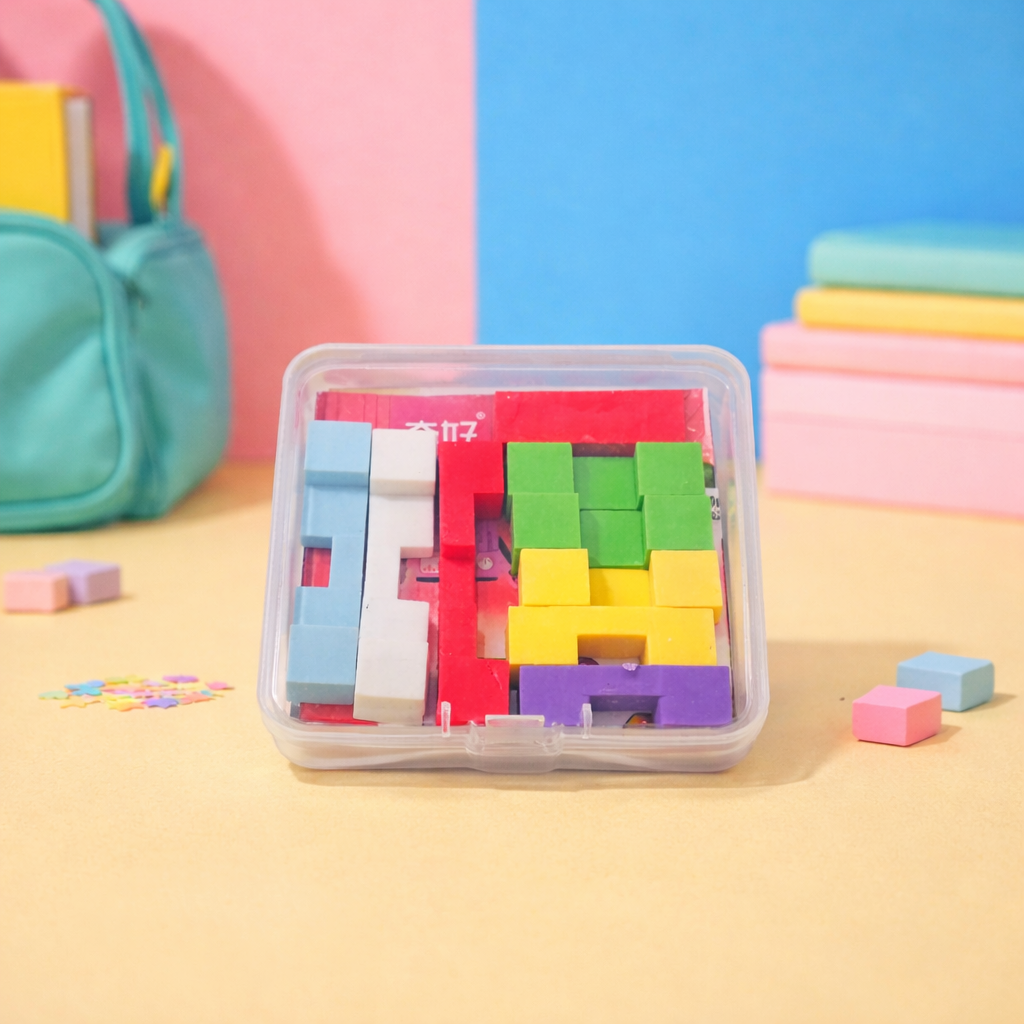 Kiwoo Block Play Erasers 🧩 - KIQOO