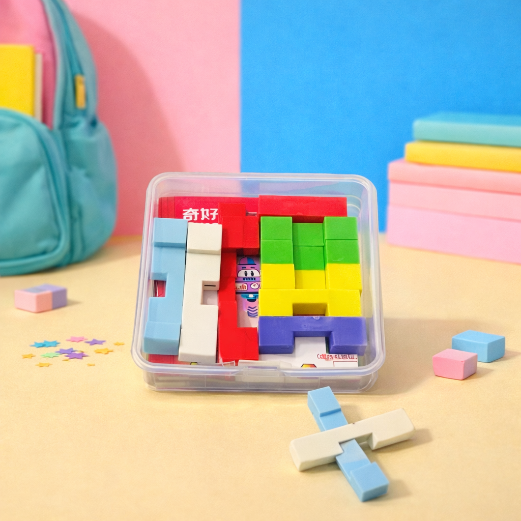 Kiwoo Block Play Erasers 🧩 - KIQOO