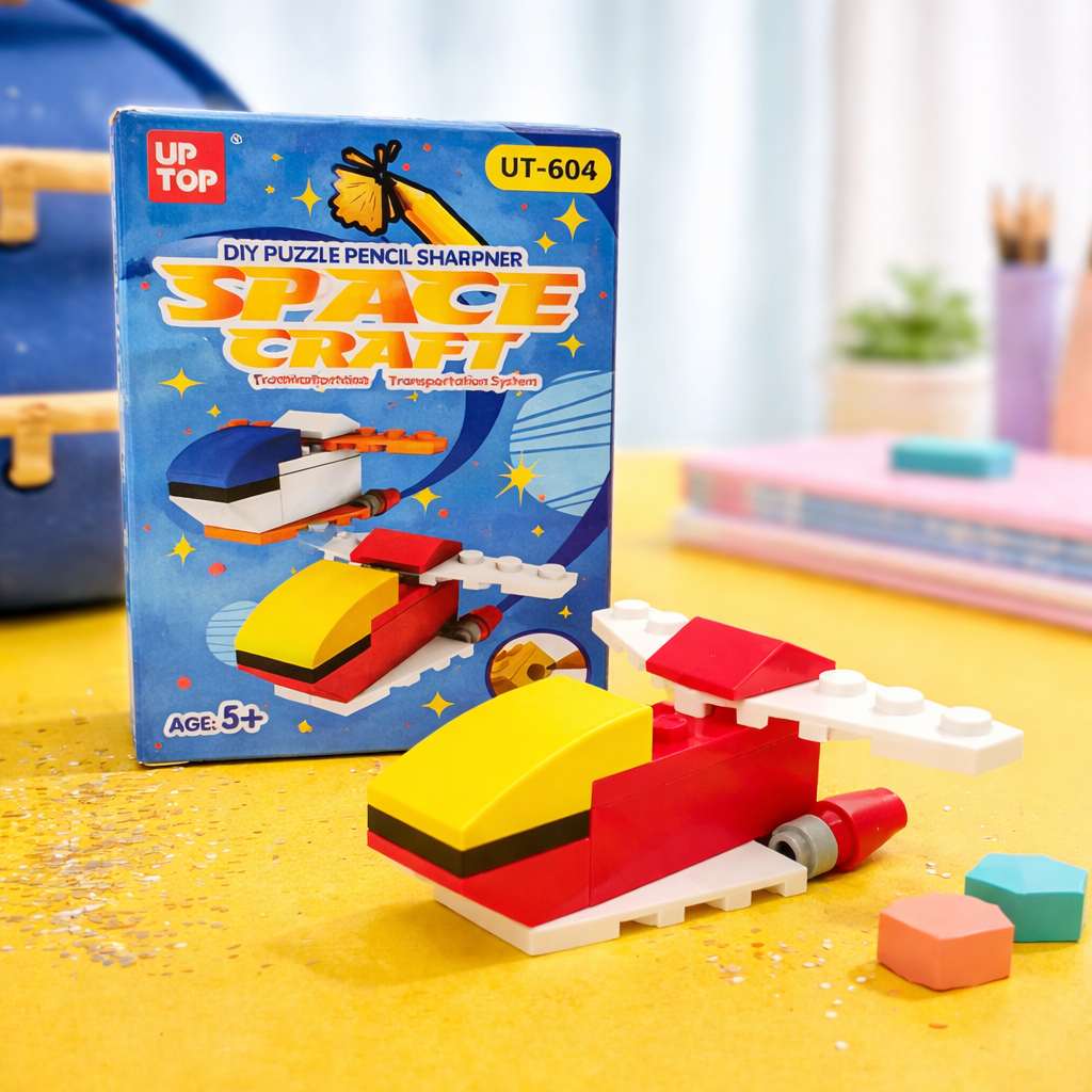 Kiwoo Build & Play Spacecraft Sharpener 🚀 - KIQOO