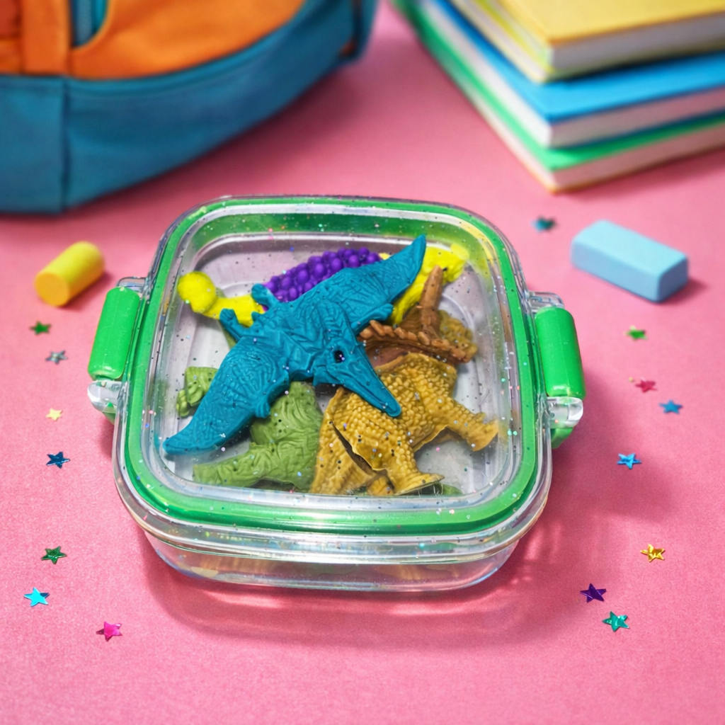 Kiwoo Dino & Forest Tiffin Erasers 🦕🌴 (Assorted) - KIQOO