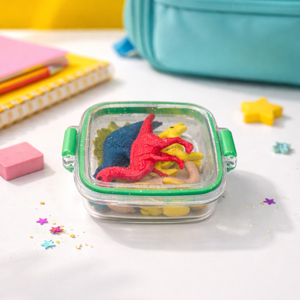 Kiwoo Dino & Forest Tiffin Erasers 🦕🌴 (Assorted) - KIQOO
