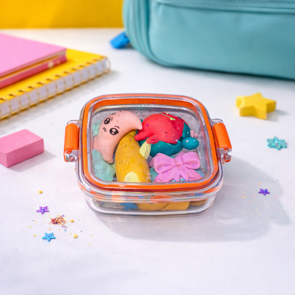 Kiwoo Orange Surprise Tiffin Erasers 🎁✨(Assorted) - KIQOO