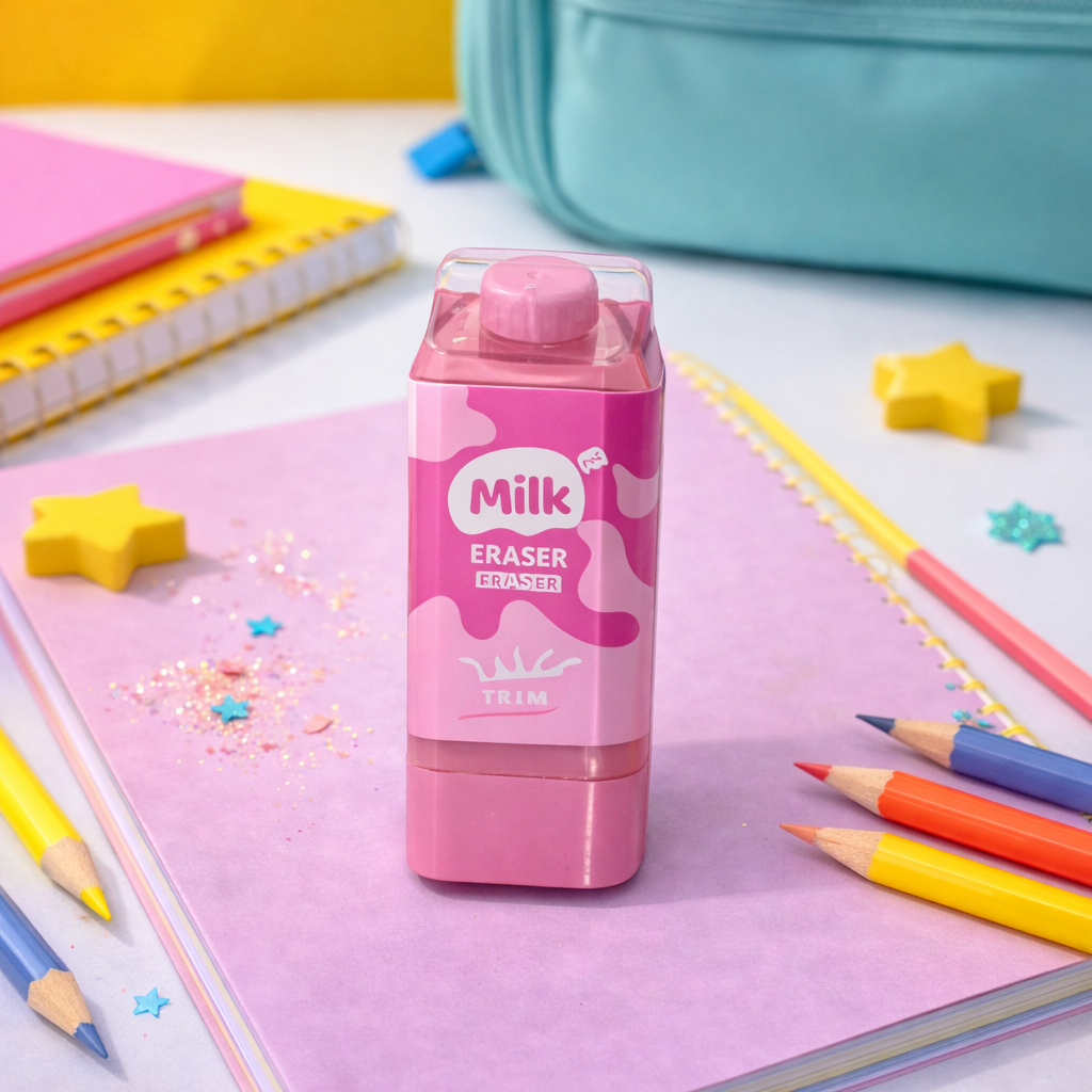 Kiwoo Milk Carton Erasers 🥛 - KIQOO
