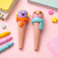 Kiwoo SweetSwirl Ice Cream Eraser 🍦✨ (Assorted) - KIQOO