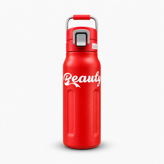 Kiwoo LuxeGrip Bottle (Red)