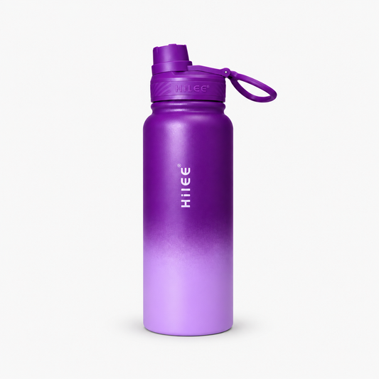 Kiwoo Hydro Glow Insulated bottle with strainer (Purple-Pink)