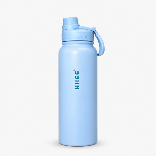 Kiwoo Hydro Glow Insulated bottle with strainer (Ice-Blue)