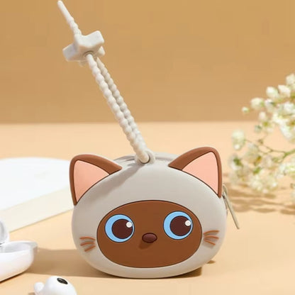 Kiwoo Kitty Silicone Coin Pouch & Bag Charm