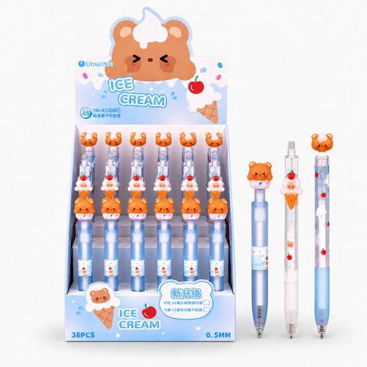 Kiwoo Ice Cream Bear  Pen