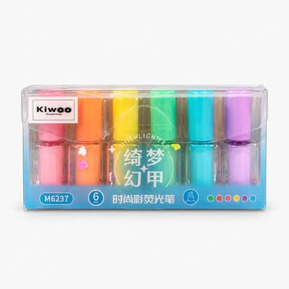 Kiwoo Nail Paint Highlighter Set