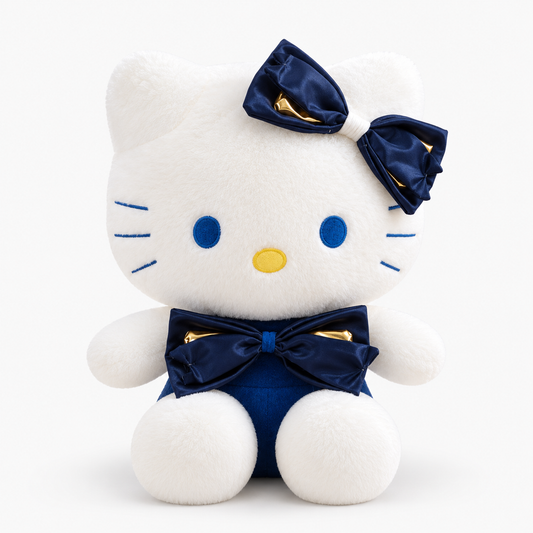 Kiwoo Hello KItty Blue Bow Soft Toy