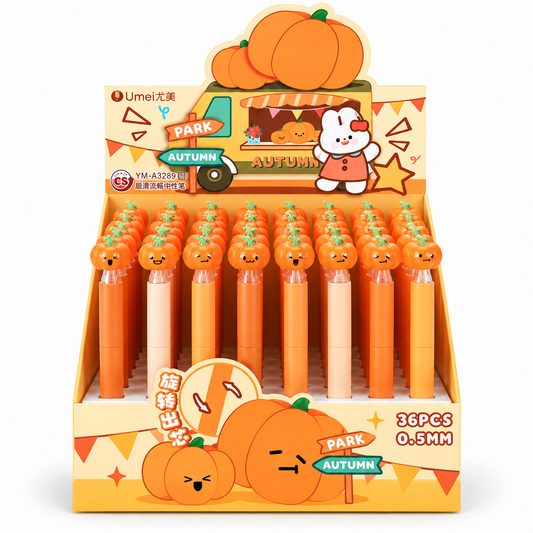 Kiwoo Pumpkin Twist Gel Pen