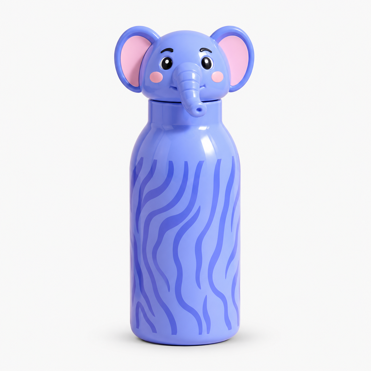 Kiwoo Blue Elephant Animal Water Bottle